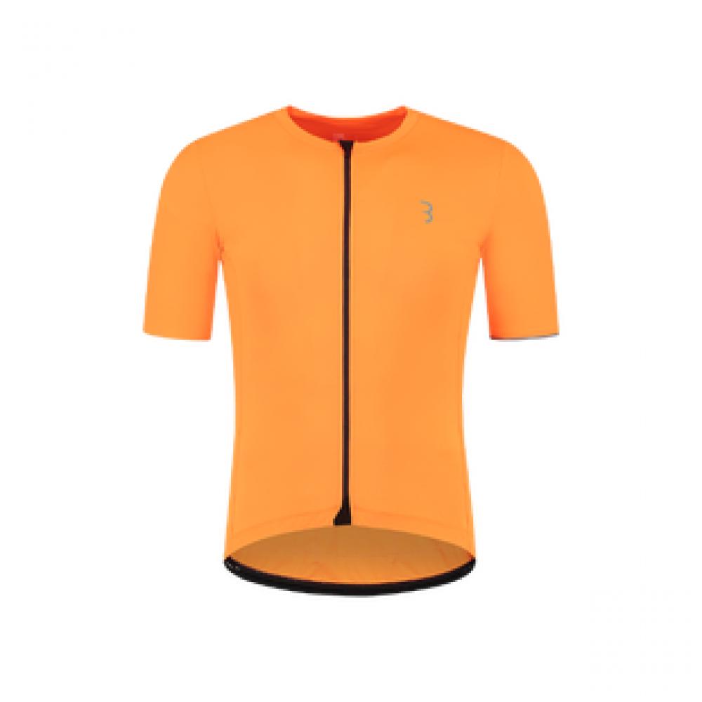 BBB Cycling Trikot Essence (male) XXL neon orange - atmungsaktives Radtrikot für Training & Tour