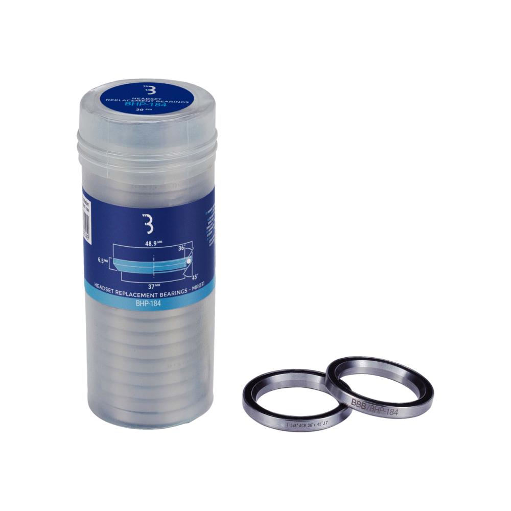 BBB Cycling BBB Steuersatz replacement bearings 1.3/8 48 schwarz - präziser Lauf für deinen Steuersatz