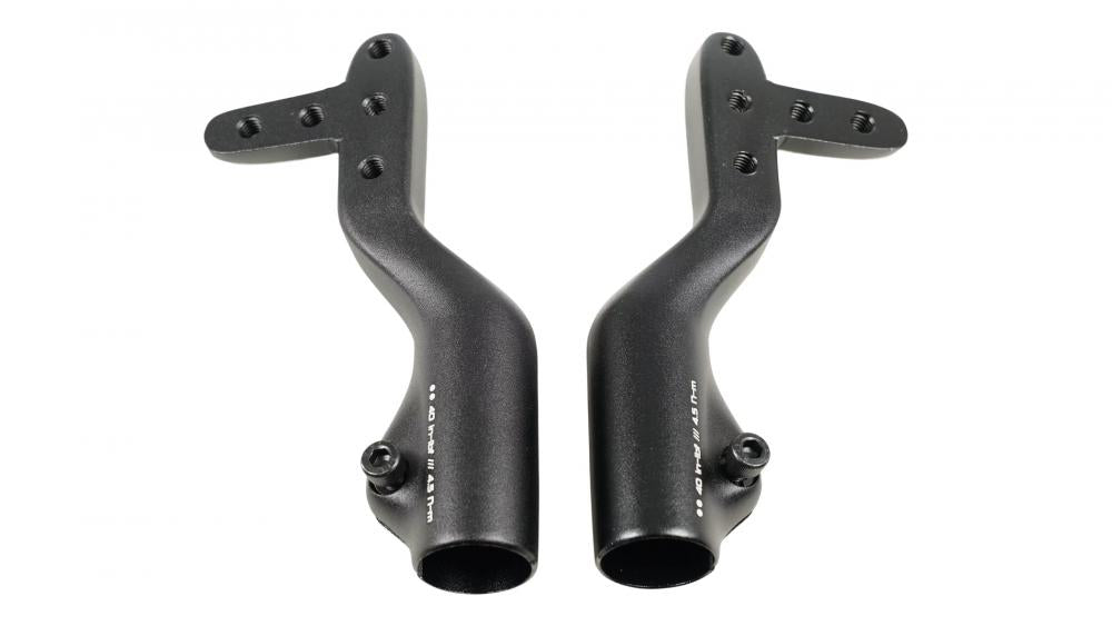 Specialized SHIV Low-Stack Aerobar Clamp Set - Aerodynamische Lenkerhalterung in Schwarz