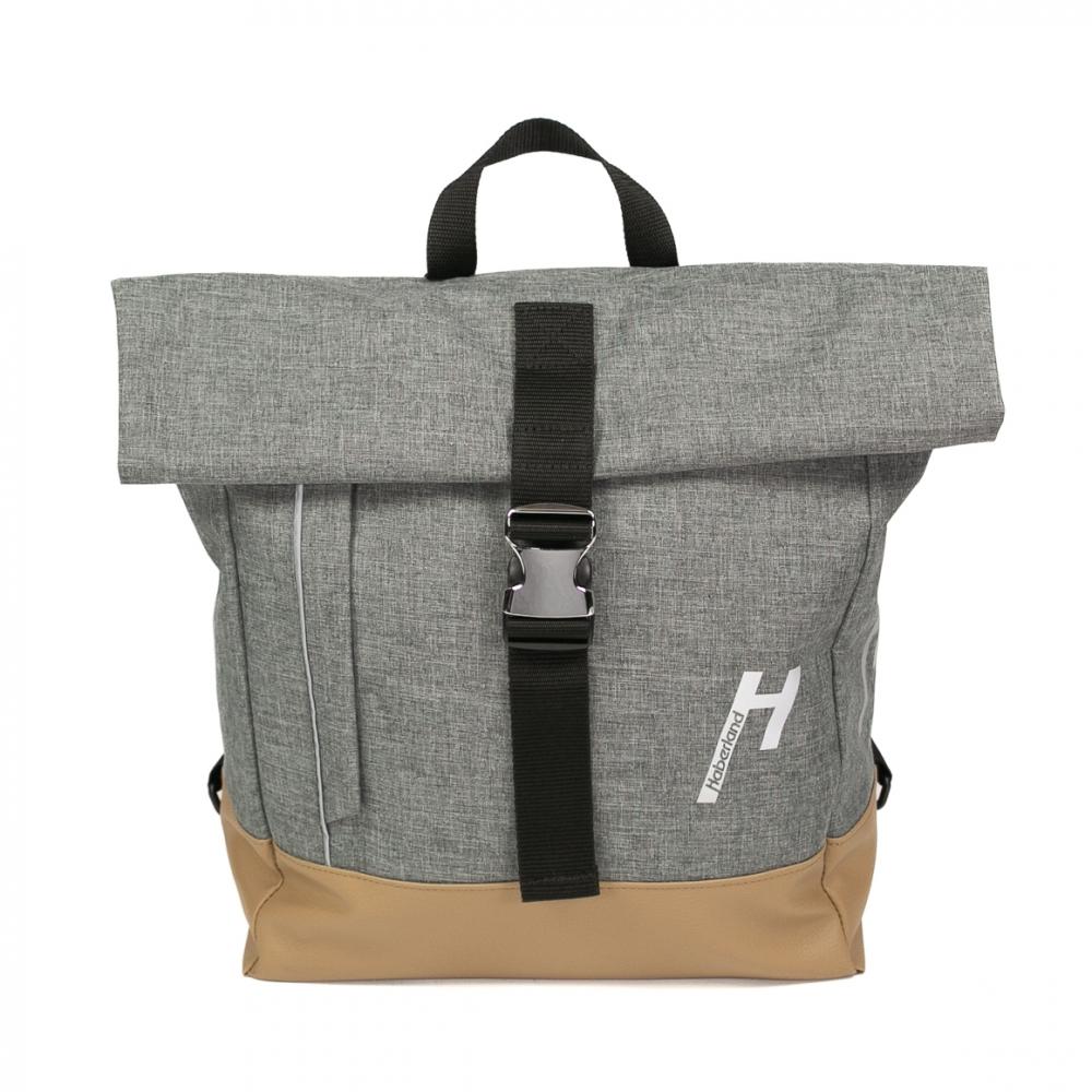 Haberland Bike-Rucksack Keep Rollin' grau - vielseitige Gepäckträger-Tasche & Rucksack