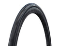 Schwalbe Pro One Aero Front 28 Zoll Rennrad-Faltreifen in Schwarz mit aerodynamischem Profil auf einer Felge.