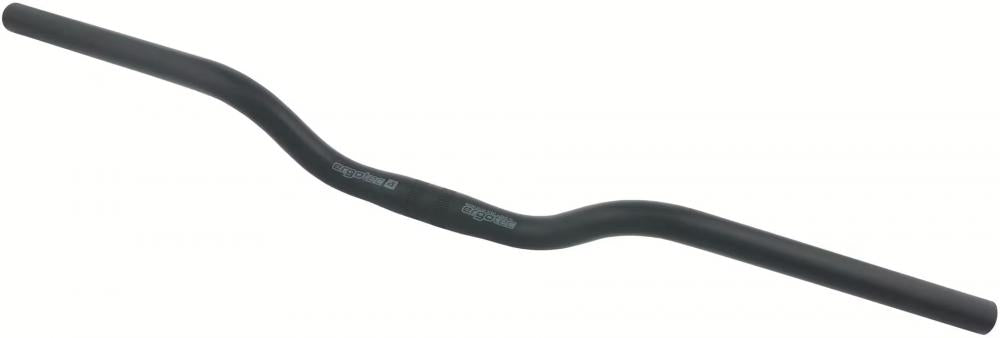 Ergotec Lenkerbügel M-Bar M Stahl, 700mm, schwarz matt, Ø 25,4mm, 16° Biegung – robuster Fahrradlenker.