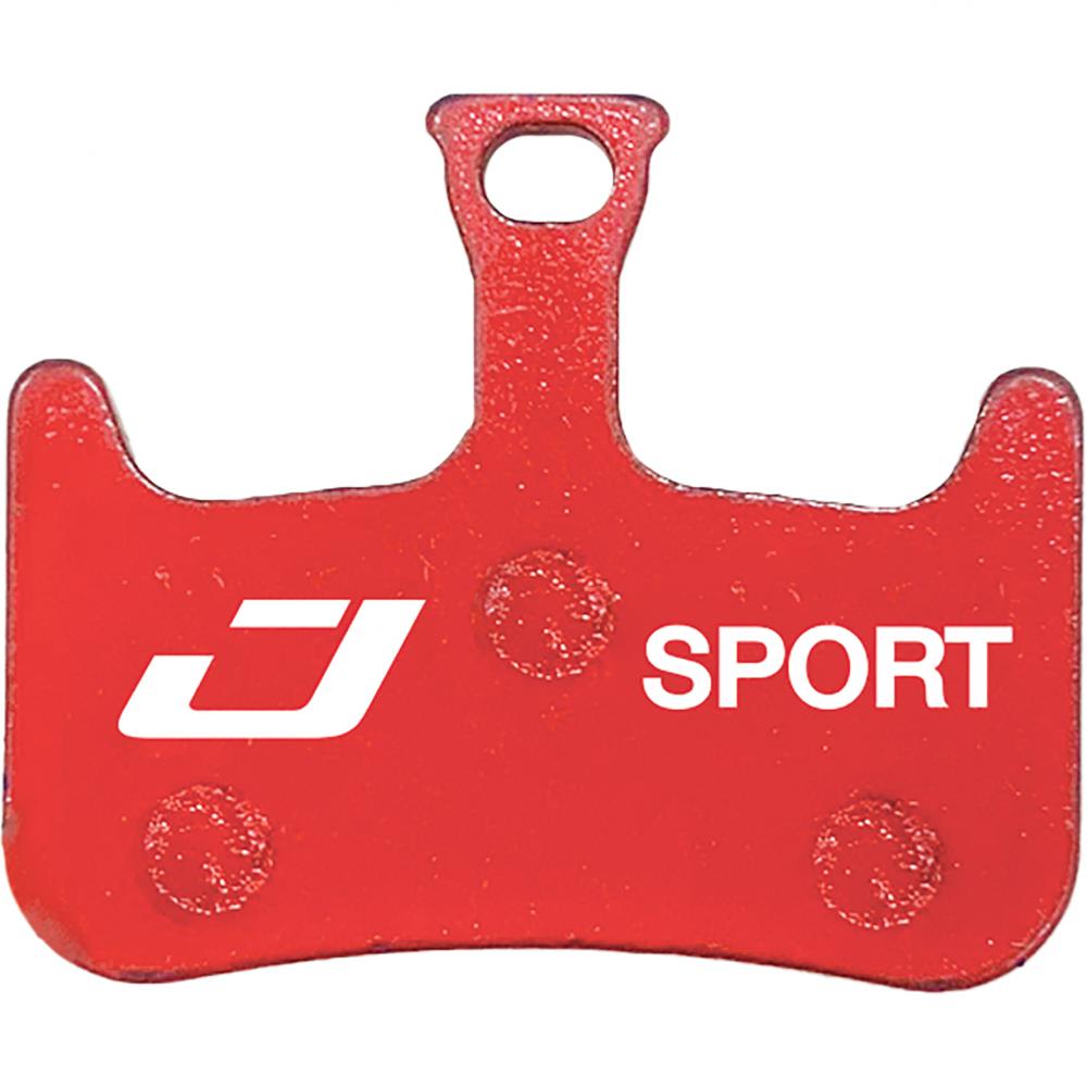 Jagwire Bremsbeläge Disc Sport Semi-Metallic für Hayes - Rot - Allround-Bremskraft