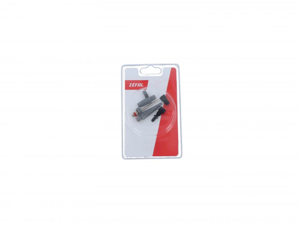 Zefal Ventiladapter-Set 5-teilig für AV, DV, SV Fahrradventile inklusive Ballnadel und Luftmatratzen-Adapter