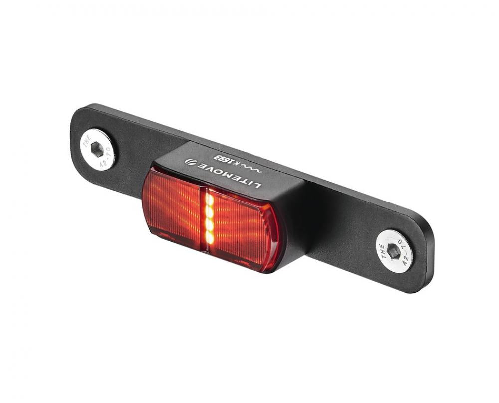 LITEMOVE Rücklicht Gepäckträger TS-RK 80mm - 80mm E-Bike-Rücklicht für hohe Sicherheit