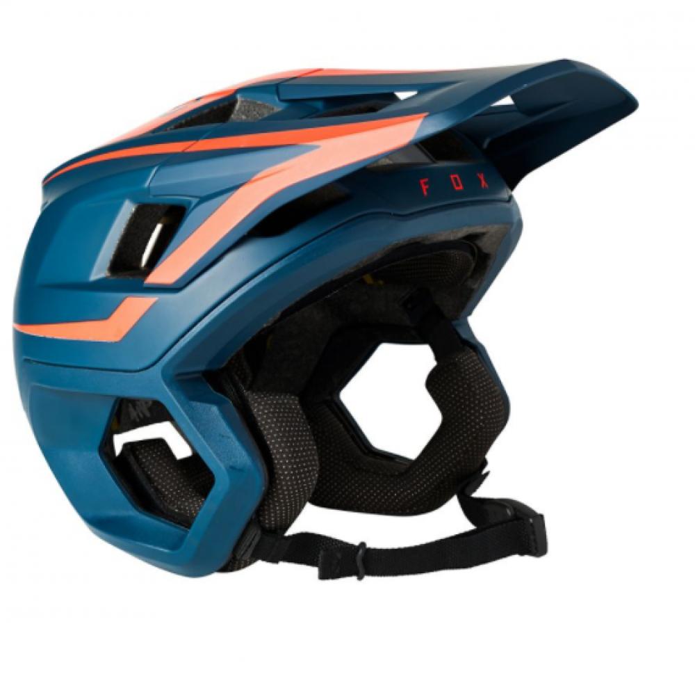 FOX Helm DROPFRAME PRO CE Trail Helm dark indigo rot M