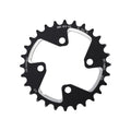 BBB Cycling BBB Kettenblatt MTBGear comp. 2x10 24T/64mm anthrazit - präziser Antrieb für MTB