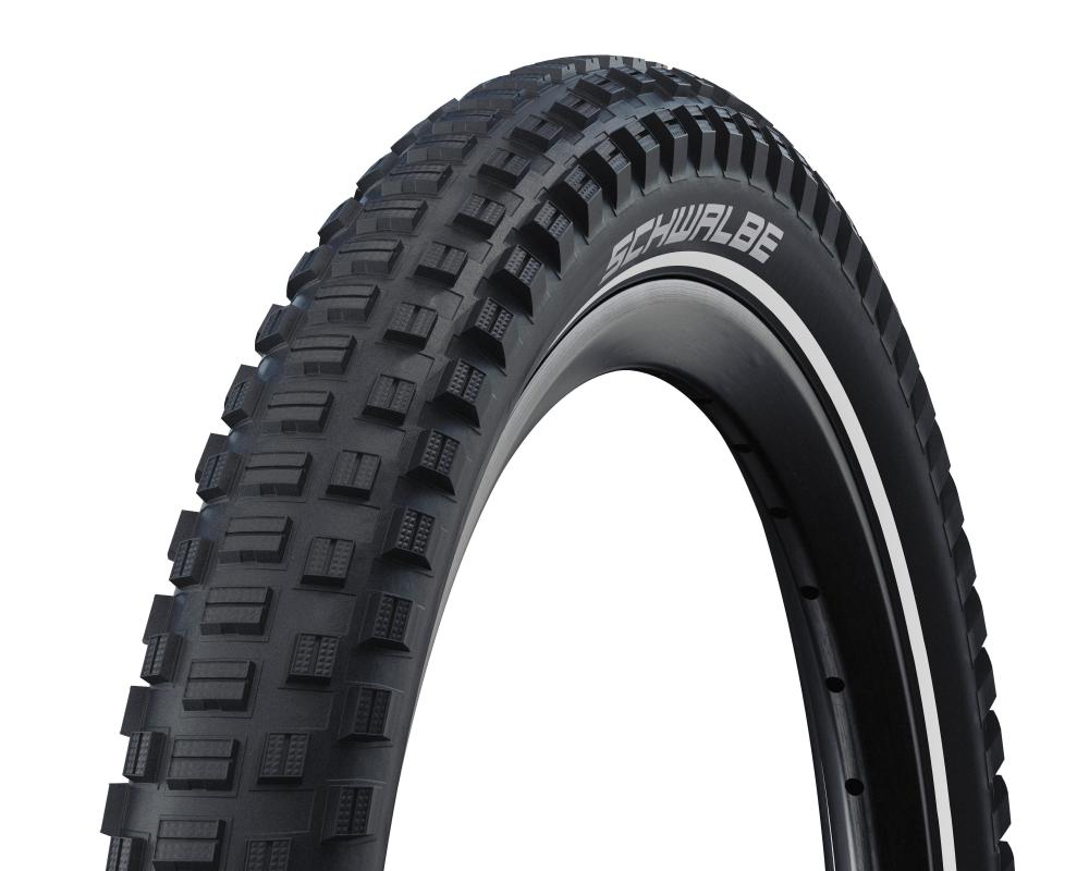Schwalbe Little Joe Kinder-Fahrradreifen, schwarz Reflex, robuster Drahtreifen mit perfektem Grip für sichere Fahrten.