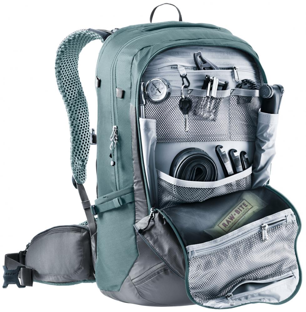 Deuter Trans Alpine Pro 28 Fahrradrucksack 28L graphite - Leichter Bike-Rucksack für Mountainbike-Touren