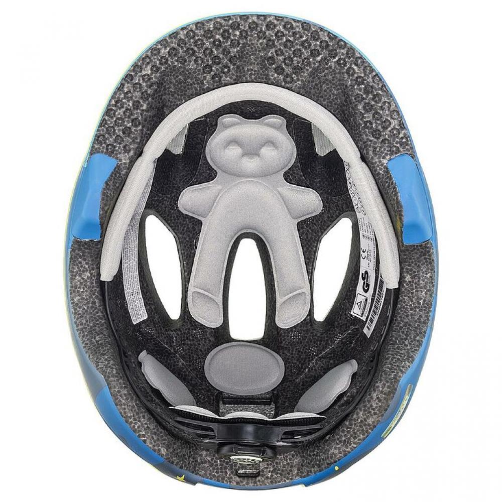 uvex oyo style deep space matt, leichter Kinder-Fahrradhelm mit individueller Größenanpassung (50-54 cm), erweiterbar mit LED-Licht, inklusive uvex xTRA Shield und KID PROtect Pad