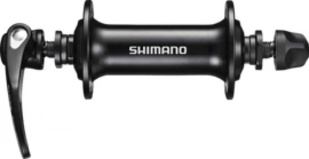 SHIMANO Vorderradnabe HB-RS400 36 Loch 100 mm schwarz - Zuverlässige Nabe für Felgenbremse
