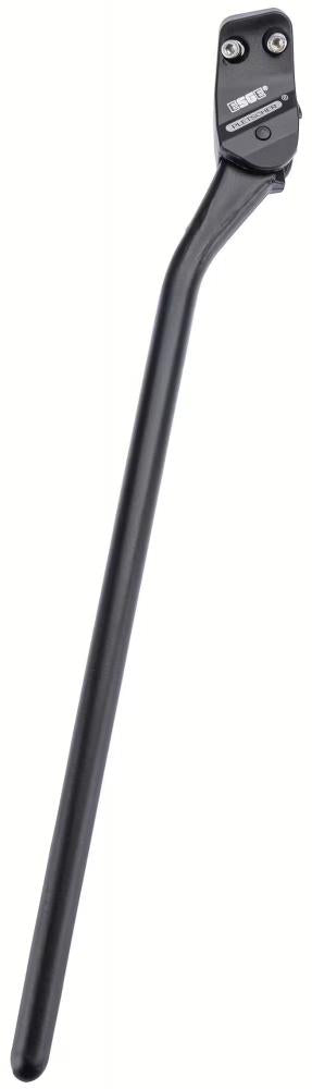 PLETSCHER Hinterbauständer Comp 28 Zoll schwarz - Direktbefestigung außen am Ausfallende mit 18 mm Lochabstand, Aluminium-Druckguss