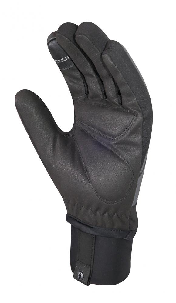 CHIBA Ice II - Winter-Radhandschuhe, Softshell, Primaloft, Touchfunktion, schwarz, Größe S