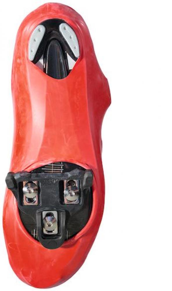 VeloToze Überschuhe 2.0 Lang Rot - Wasserdichter Überschuh Größe L