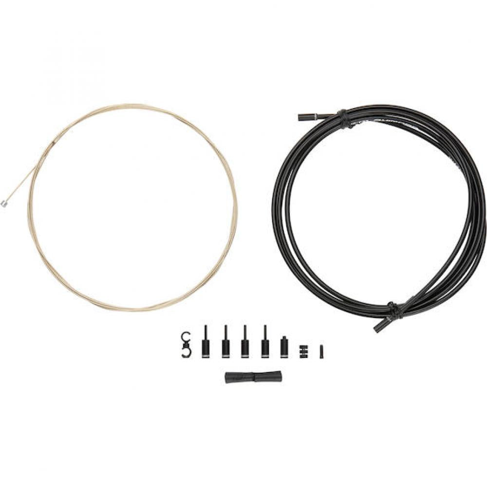Jagwire Schaltzugset Road & Mountain Pro 1x Schwarz - präzise Schaltperformance