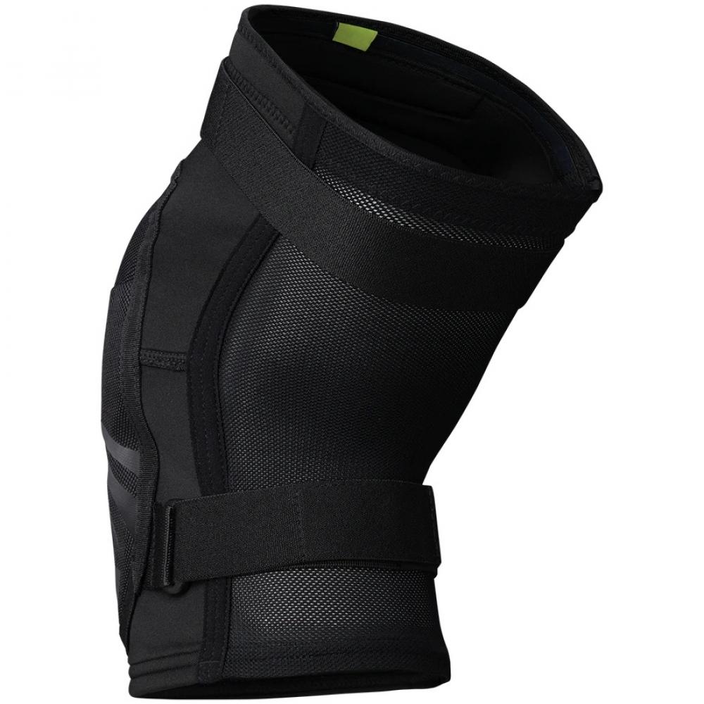 IXS Sports Division iXS Hack EVO+ Knee Guard KL black - leichter MTB Knieschoner mit Softprotektor