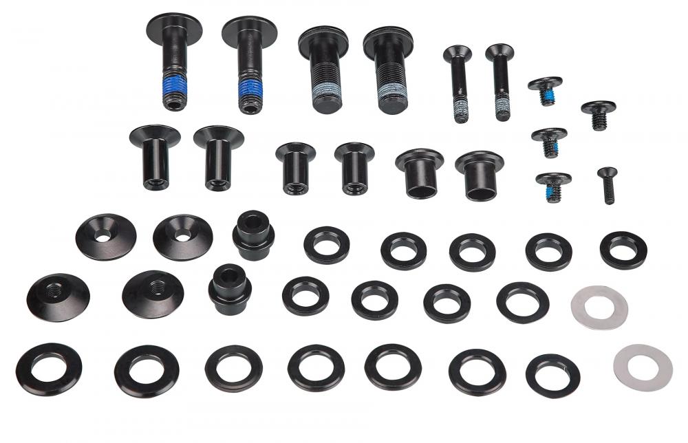 LEVO FSR Gen.3 MY22 Suspension Pivot Bolt Kit mit Spacern - Original Ersatzteil - BLT KIT, MY22 LEVO FSR (GEN.3), SUSPENSION PIVOT BOLT KIT (W/ PIVOT SPACERS)