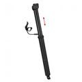 ERGOTEC Viper Variosattelstütze schwarz mit 150mm Hub, Ø30,9mm, e-Bike ready und innenliegender Kabelführung.