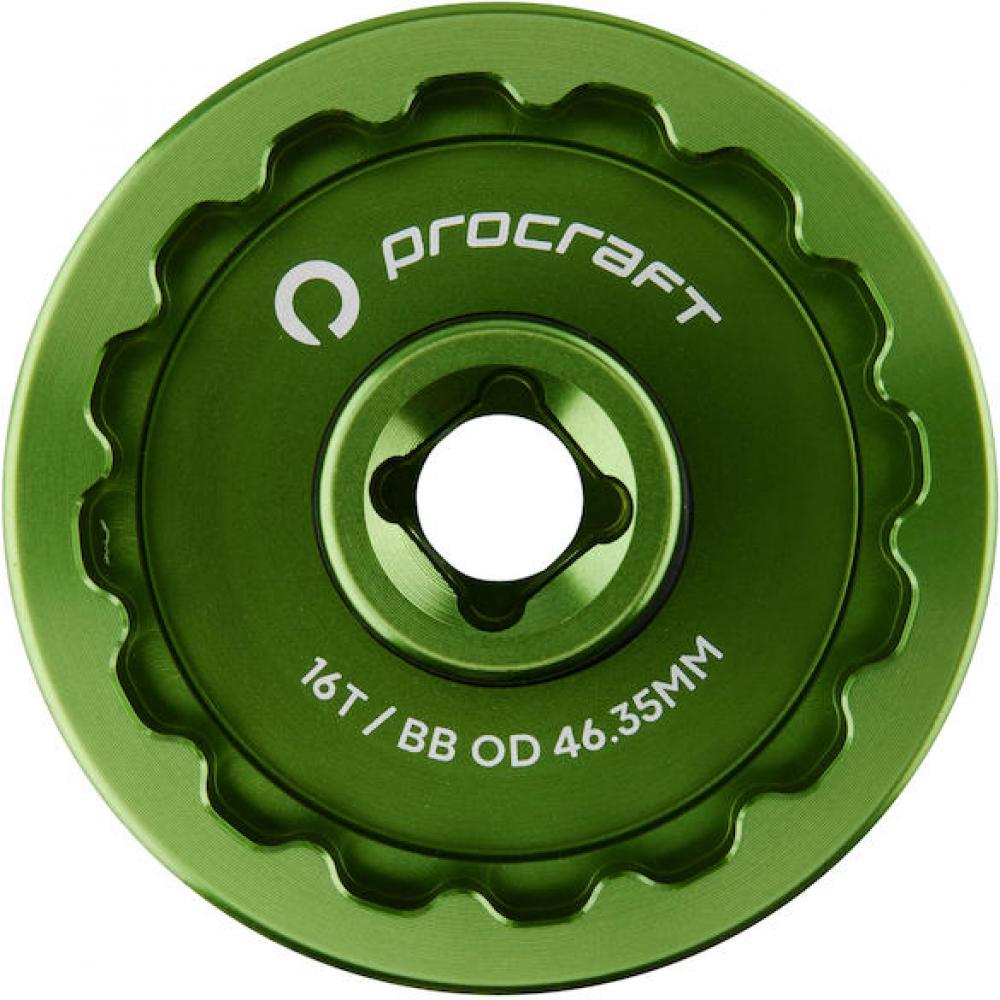 Procraft Werkzeug BB Dual-Side Ultimate EXT-48 Grün - präzises Innenlagerwerkzeug