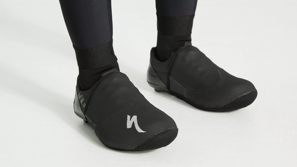 NEOPRENE TOE COVER BLK 44-48> - Booties and shoe covers