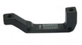 Schwarzer SHIMANO Scheibenbremsadapter hinten PM IS für 180 mm Bremsscheiben.