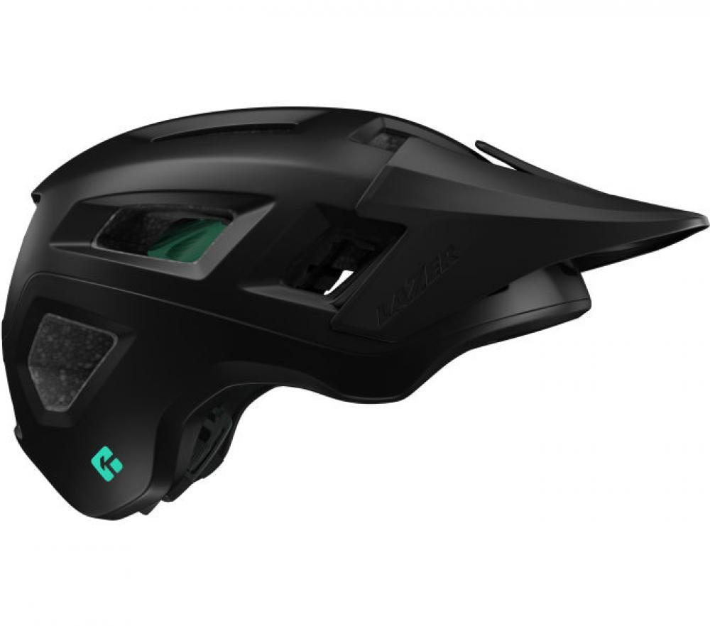 LAZER Helm Coyote KinetiCore MTB Matte Black XL - sicherer Trail-Helm mit Top-Belüftung