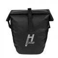 Haberland Einzeltasche H2O schwarz Paar - wasserdichte Fahrradtasche für Alltag und Tour