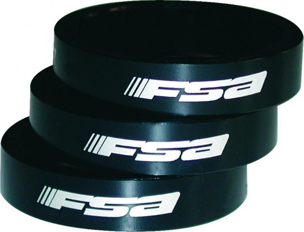 FSA Vorbauspacer Alu 1,5" 10 mm x 1,5" Schwarz - präzise Cockpit-Feineinstellung