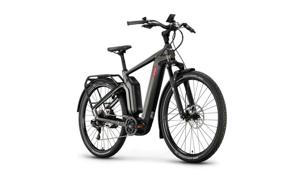 VICTORIA Elektro-Urbanrad "UTILYON 6" (#1), Unisex, 29", anthracite grey, SHIMANO "Deore XT", 11-Gang, 54 cm