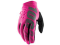 100% Brisker Women's Cold Weather Gloves M Neon Pink/Black - warmer MTB-Grip bei Kälte