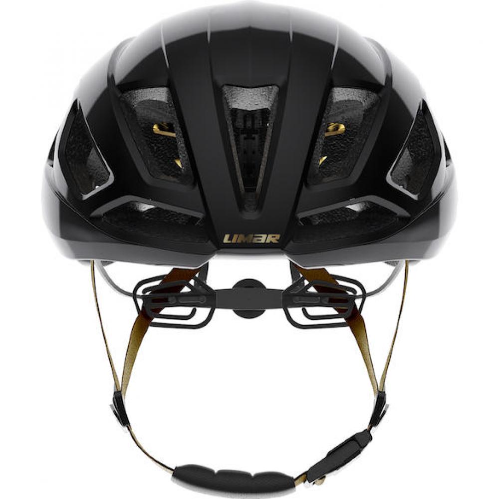 Limar Air Atlas W&B Onix Black Gold S Schwarz/Gold - aerodynamischer Rennradhelm