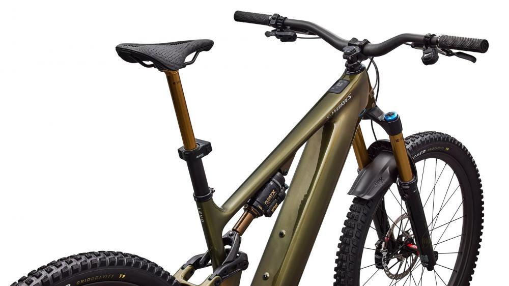 LEVO SW Carbon G4 NB E-Bike - Laurel Green Metallic/Burnt Gold Metallic/Chrome S2 - Unbekannt