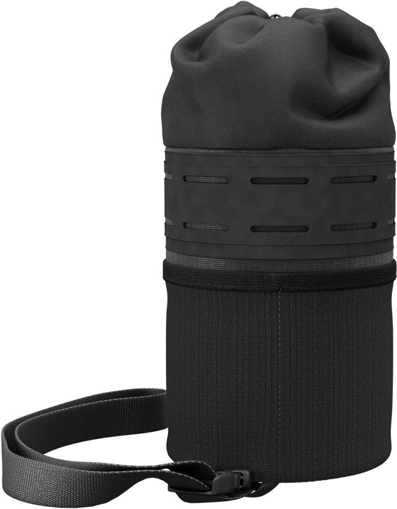 BROOKS Scape Feed Pouch Black - wasserdichte Lenkertasche 1,2 Liter aus 600D Polyester mit Hypalon-Details - 100 g leicht, 100x100x160 mm