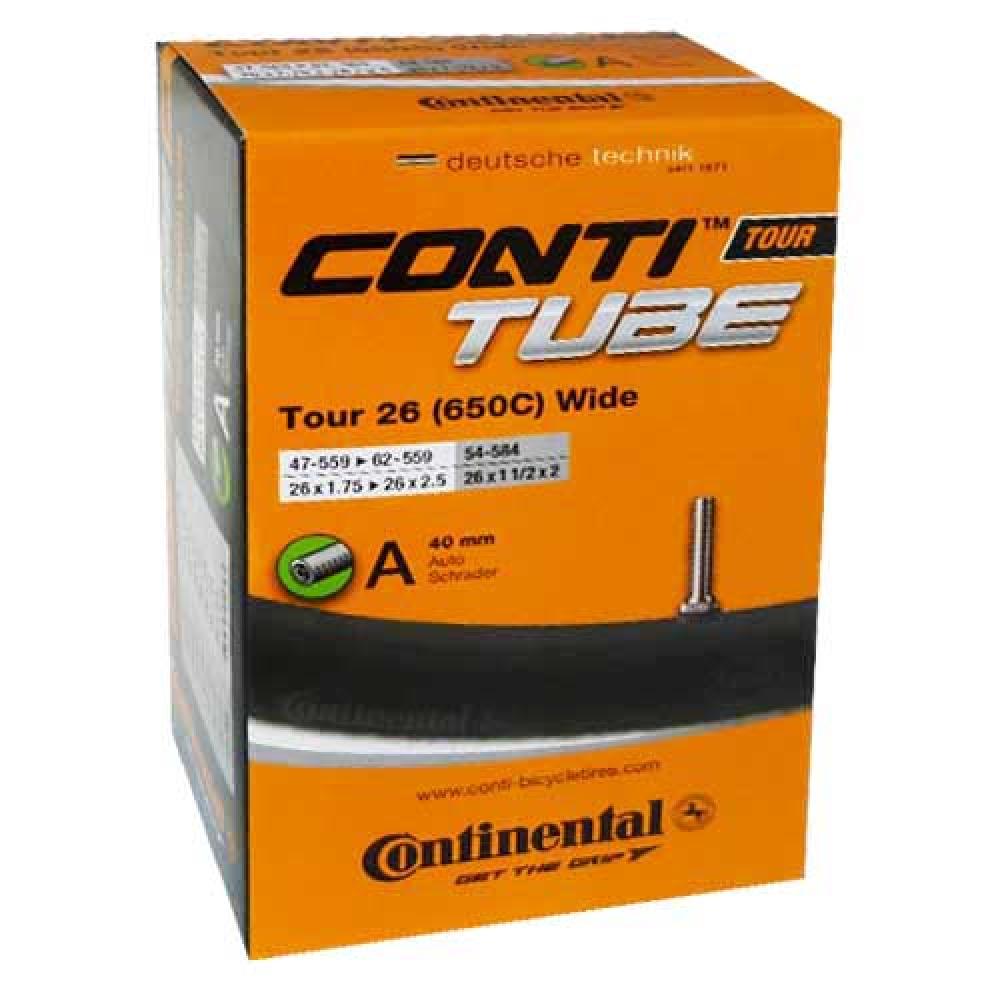 Continental Schlauch Conti 26x1.75-2.50" 47-62/ 559 A40, TOUR 26 wide AV 40mm