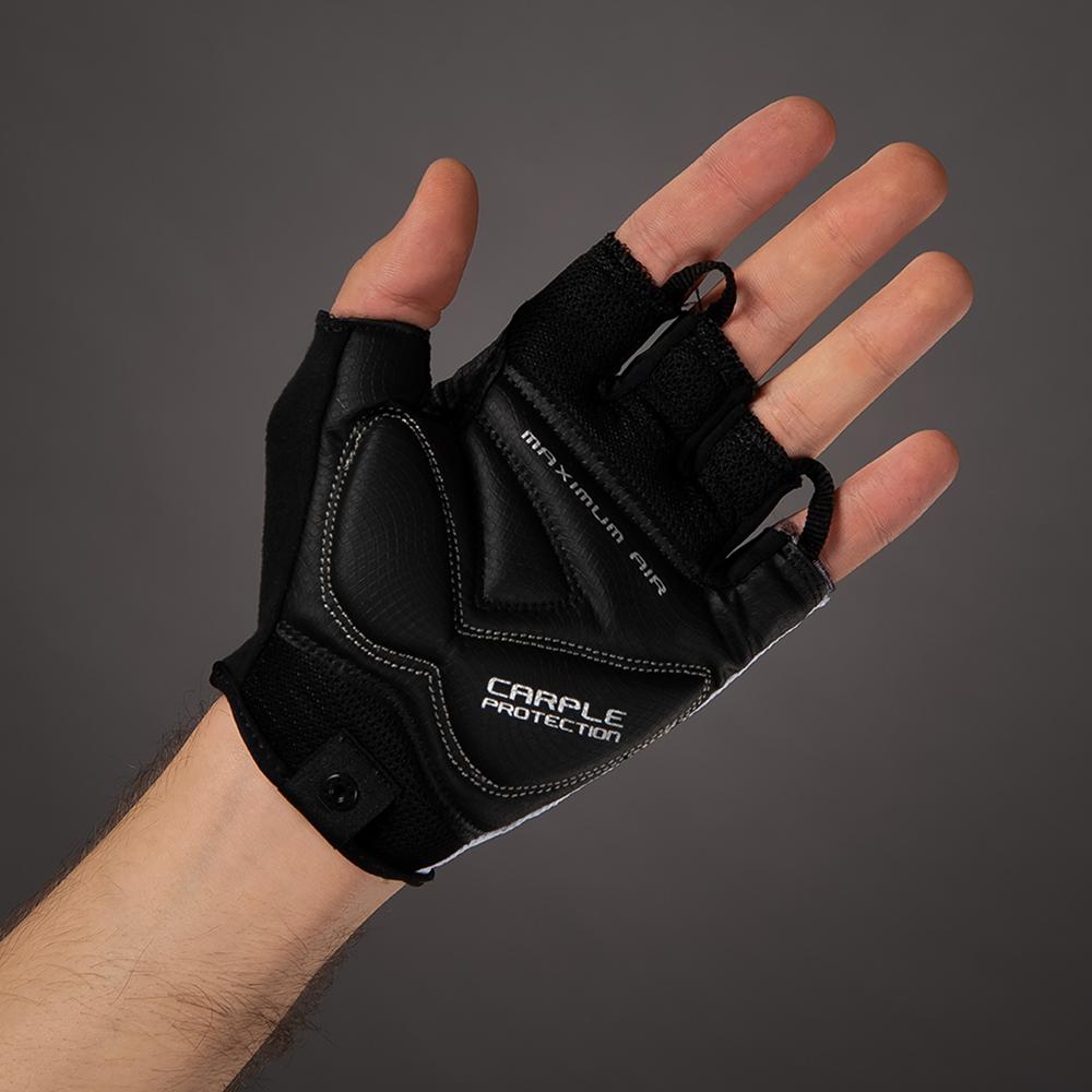 CHIBA Cool Air - Radhandschuhe kurz, weiß, XL, atmungsaktiv, gepolstert