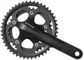 SHIMANO Kurbelgarnitur FC-CX50 - 10-fach, 175 mm, 46-36 Zähne, 36 Zähne, Schwarz