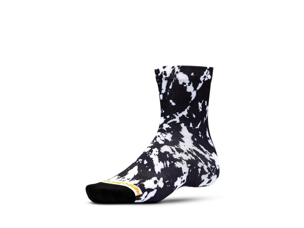 Ride Concepts Rorschach Socks Gr. L Schwarz - MTB-Socken mit Fudwölbeband