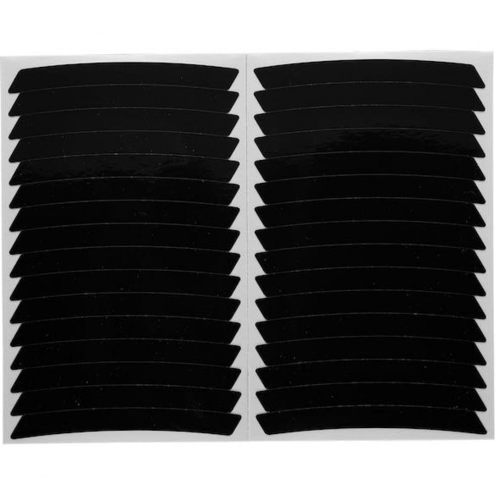 Procraft Felgen Reflektoren Sticker Set Universal Schwarz - mehr Sichtbarkeit im Stradenverkehr