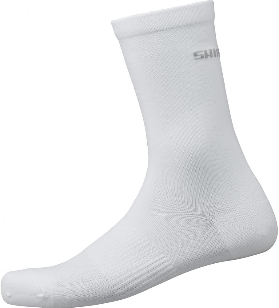 SHIMANO PERFORMANCE SOCKS WHITE Größe S/M WHITE - atmungsaktive Radsocken