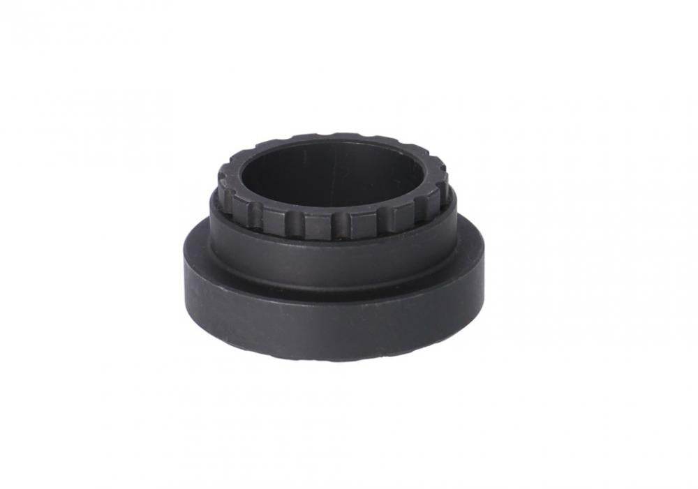 XLC Lockringtool TO-E03, robustes Präzisionswerkzeug für sichere Shimano E-Bike Kettenblattmontage (E8000/7000/6100).