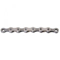 SRAM PC 1071 HollowPin 10-fach Kette mit PowerLock, 114 Glieder, silbern auf weißem Hintergrund.