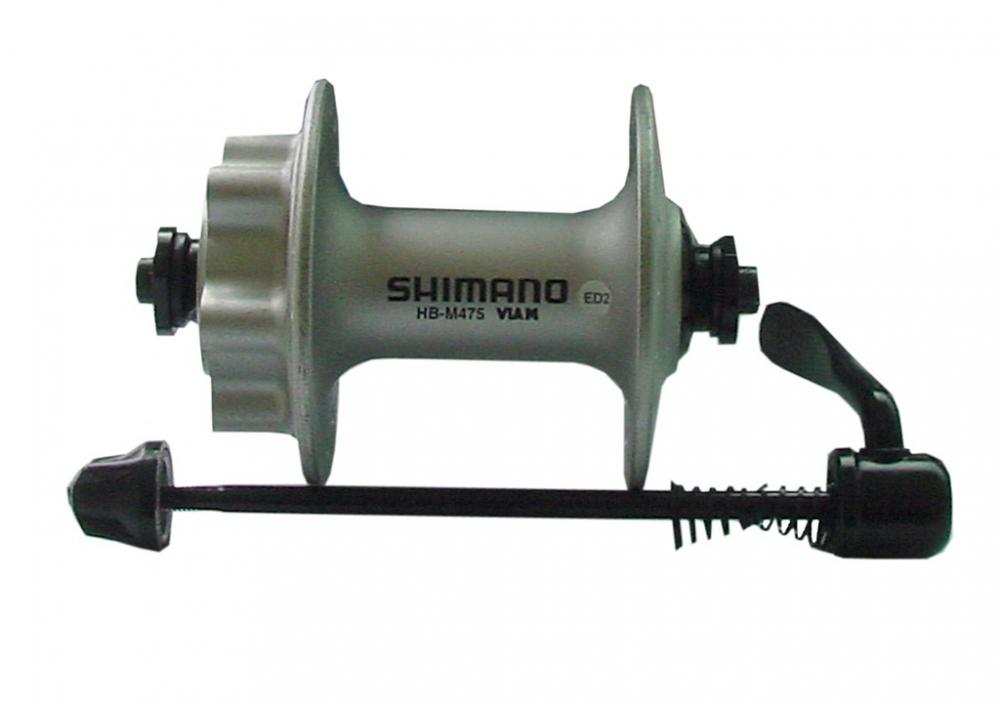 SHIMANO Vorderradnabe HB-M475 6-Loch Schnellspanner Vorderradnabe 36 Loch
