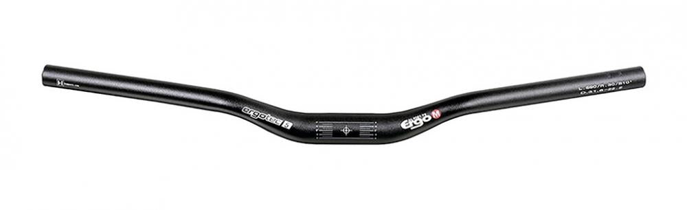 Ergotec Lenkerbügel H-Bar XS Alu Ø 31,8 mm 600 mm schwarz/matt 6°