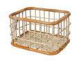 Basil Green Life Rattan L Fahrradkorb 30 Liter natur