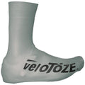 VeloToze Überschuh 2.0 lang silber XL Silber - wasserdichter Aero-Überschuh für kalte Tage