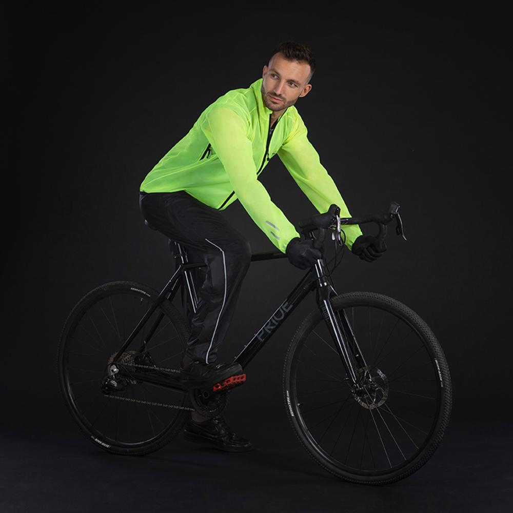 CHIBA Race Performance Jacke - wasserdicht, winddicht, atmungsaktiv, neongelb, 3XL