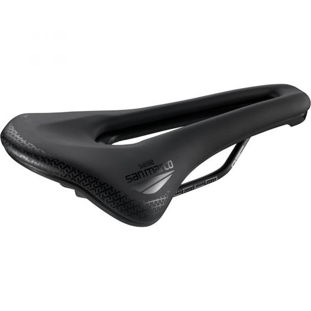 Selle San Marco Sattel Shortfit 2.0 Comfort Dynamic 140 x 255 mm Schwarz - komfortabler Performance-Rennradsattel