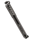 LEZYNE, Pumpen, High-End Minipumpe, CNC ROAD DRIVE, schwarz, Aluminium, Aluminiumkolben u. -zylinder, Schlauch wird im Griff aufbewahrt, SV, 160psi / 11bar, Größe L (28,3cm), Gewicht 110g