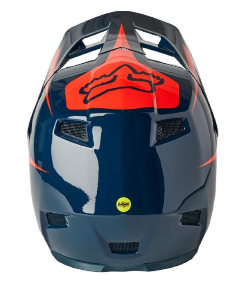 FOX Helm RAMPAGE COMP REPEAT CE CPSC Full Face Schutz Helm dark indigo S