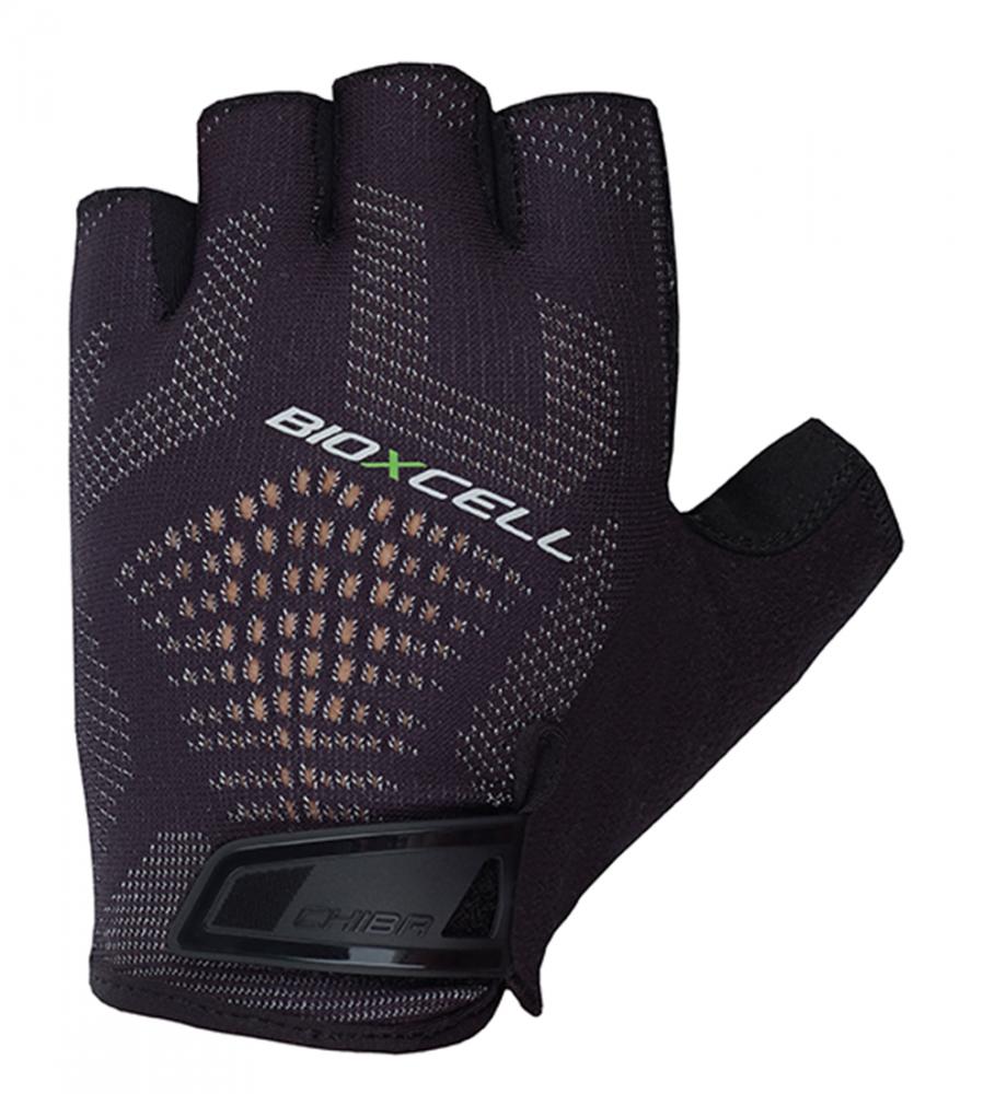 CHIBA BioXCell Super Fly - Radhandschuhe kurz, schwarz/schwarz, XL